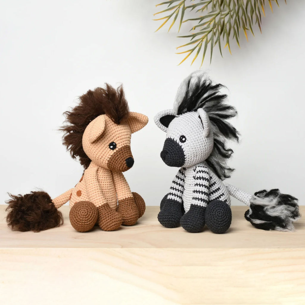 Hyena Crochet - Wild Animal Amigurumi - Hyena Stuffed Plush Toy